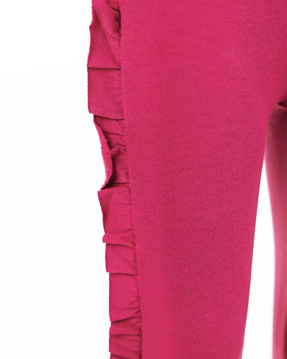 Girls Leggings Pink Wild