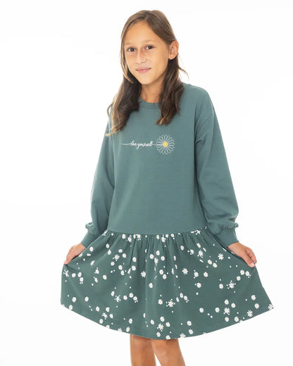 Girls Dress Daisies