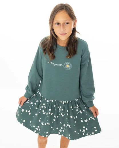 Girls Dress Daisies