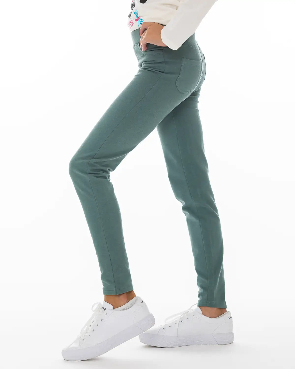 Girls leggings Green