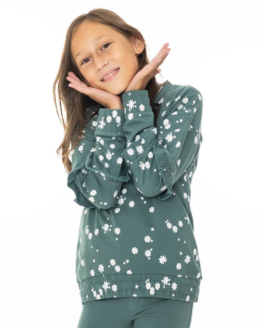 GIrl Pullover Daisies