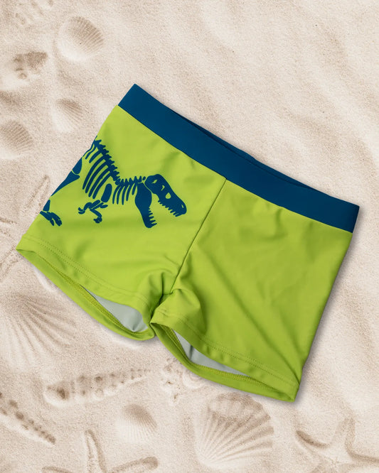 Boys' swim trunks Dino Skeleton