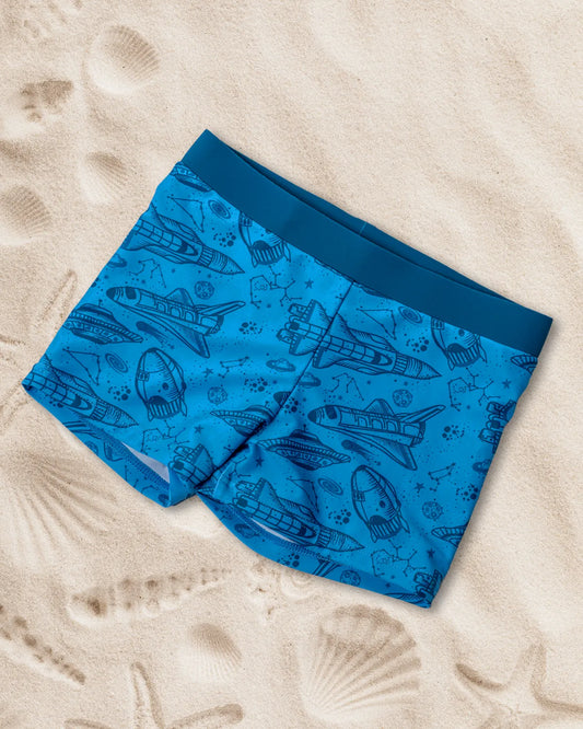 Boys' swim trunks Spaceship