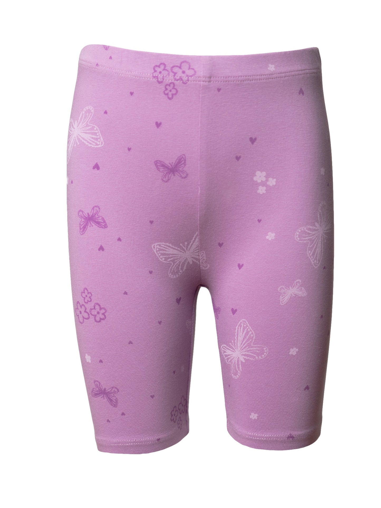 Girls' short leggings Violet Butterfly