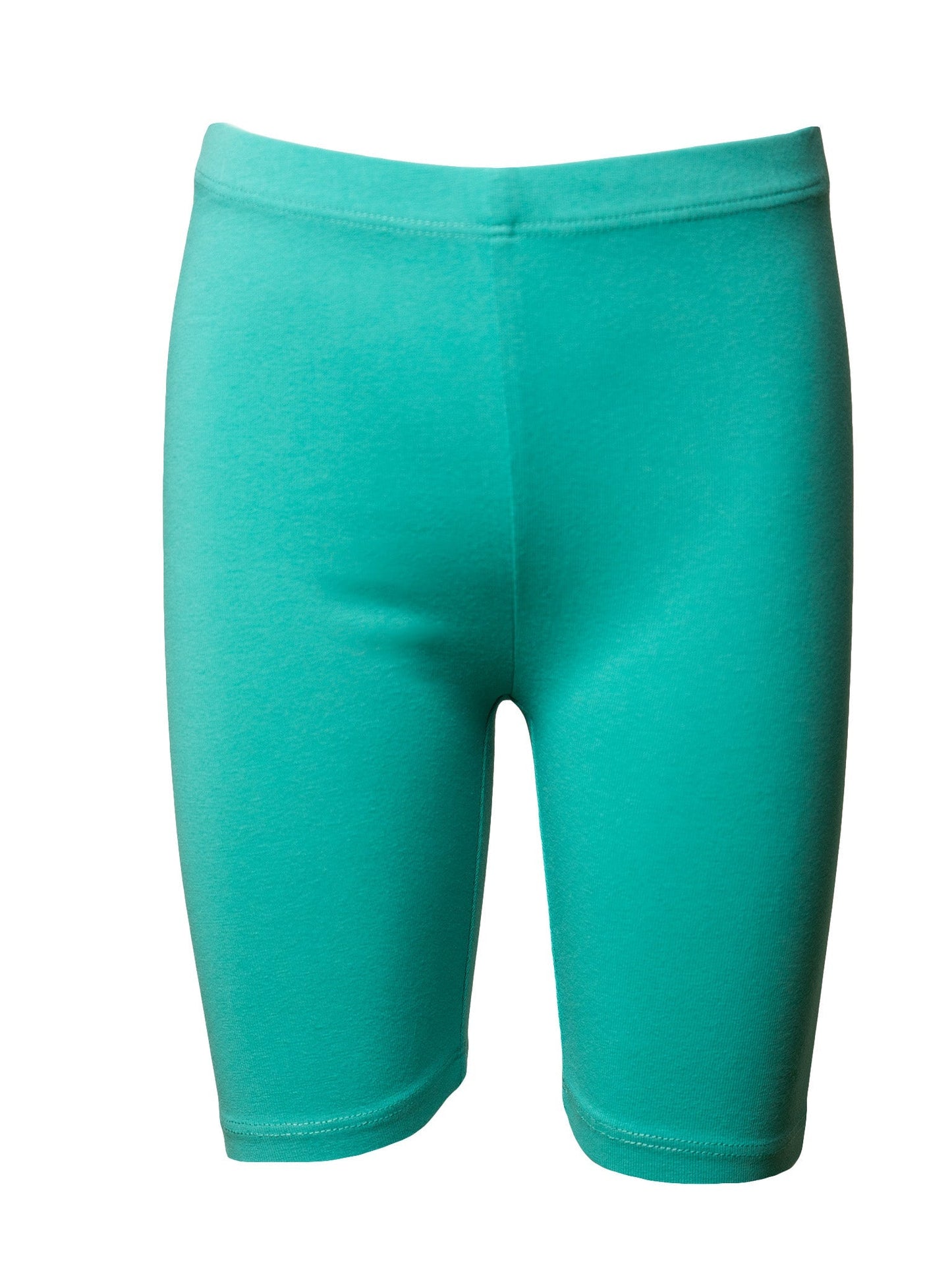 Girls' short leggings Cool Green