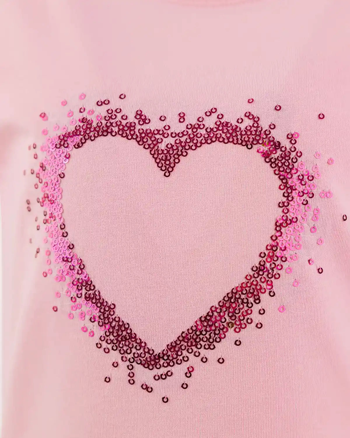 Girls T-shirt Pink Heart