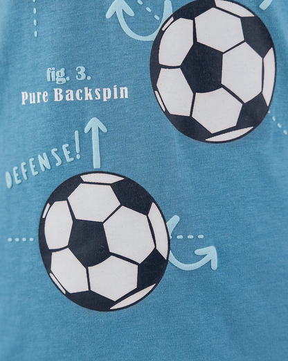 Boys' long-sleeve shirt Footballer