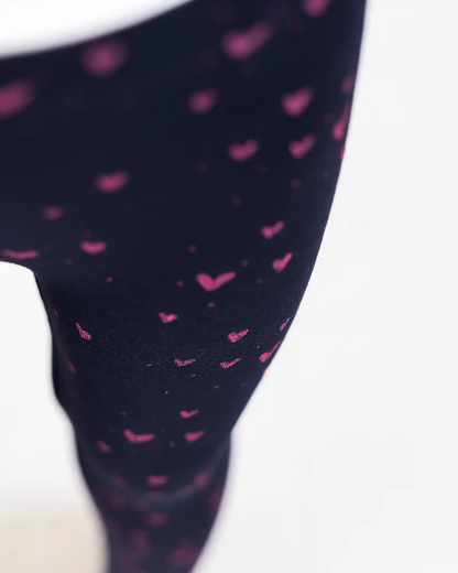 Girls' Leggings Hearts