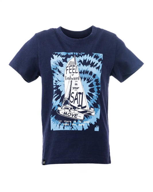 Boy T-shirt Sailing Blue