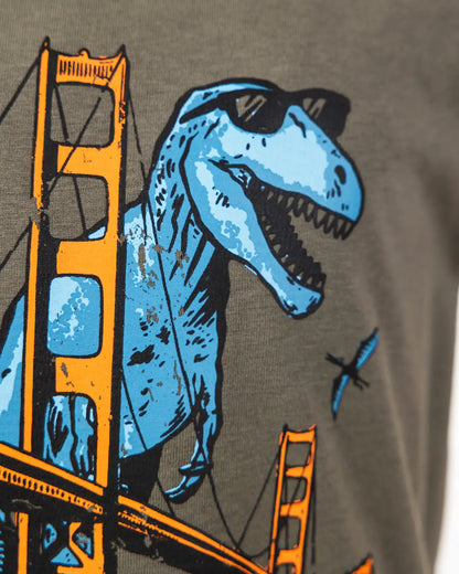 Boys T-shirt Wild Blue Dino