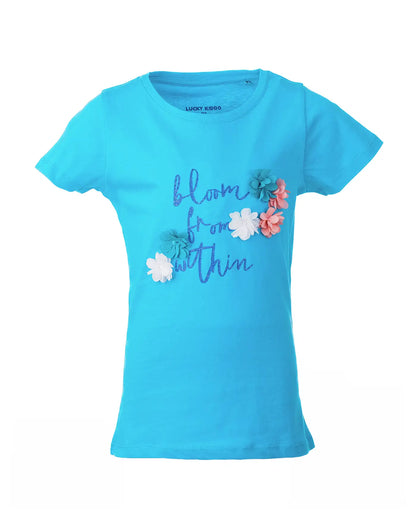 Girls Shirt Flower Bloom