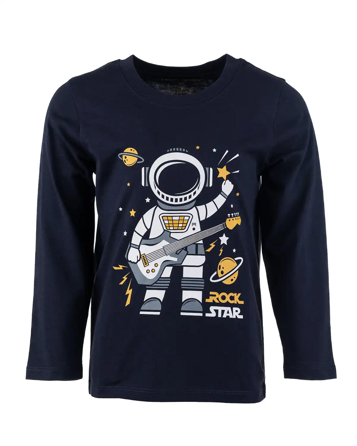 Boys' long-sleeve shirt Space Explorer