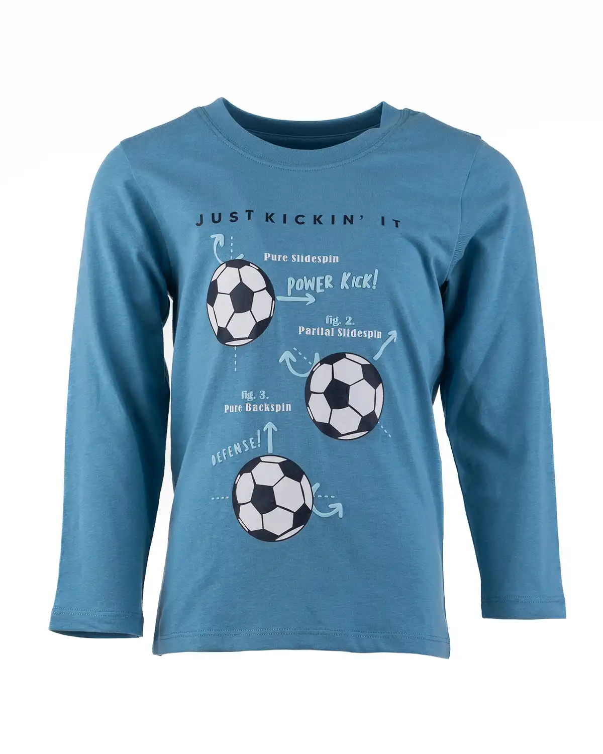 Boys' long-sleeve shirt Footballer