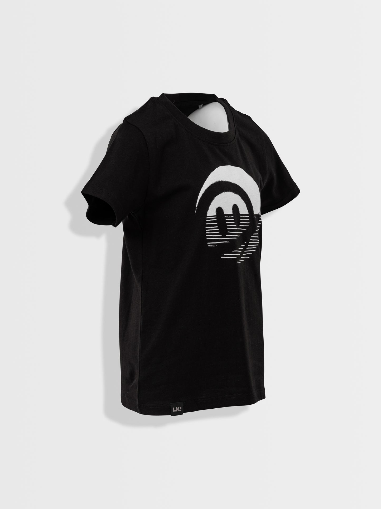 T-shirt Black Smiley