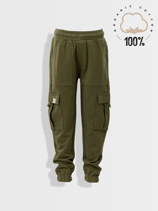 Organic Joggers Dark Green