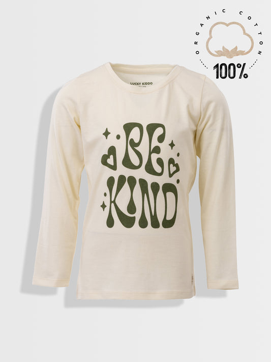 Organic T-shirt Be kind