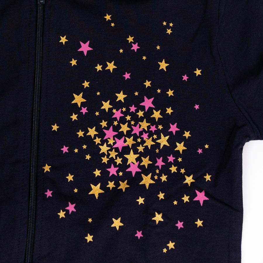 Girls Sweater Blue Stars