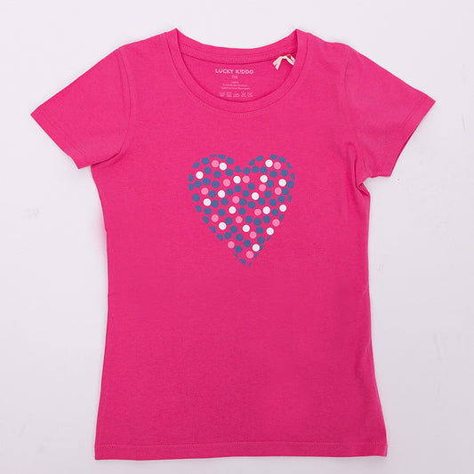 Girls T-shirt Heart