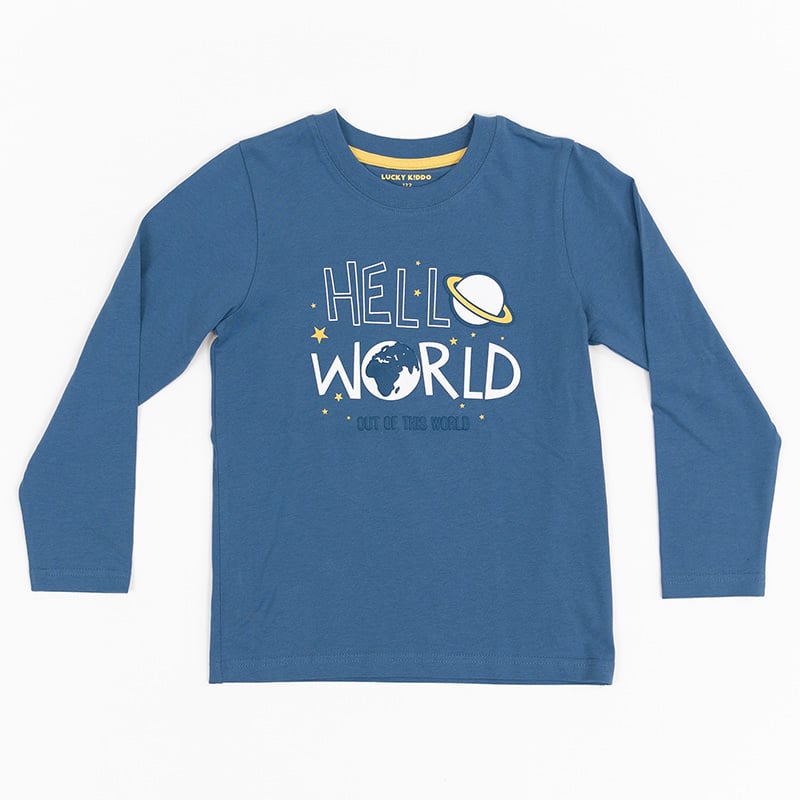 Boys Shirt Hello World