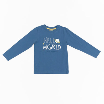 Boys Shirt Hello World