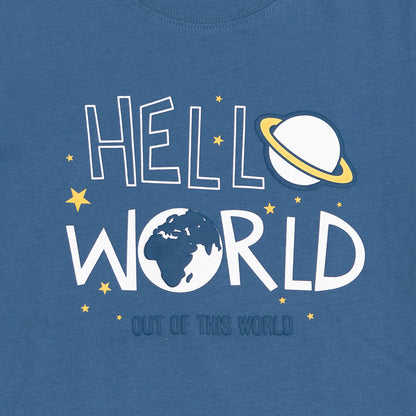 Boys Shirt Hello World