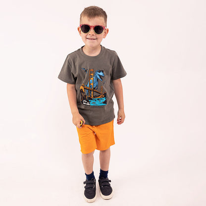 Boys T-shirt Wild Blue Dino