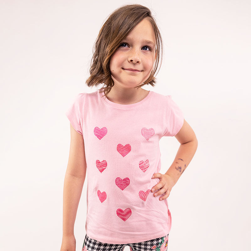 Girls T-shirt Candy Hearts