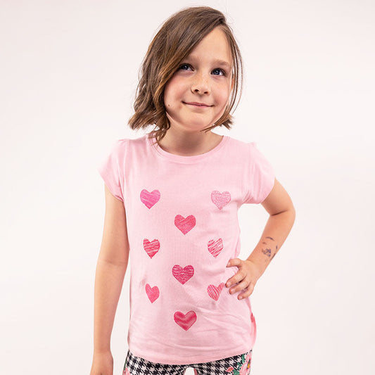 Girls T-shirt Candy Hearts