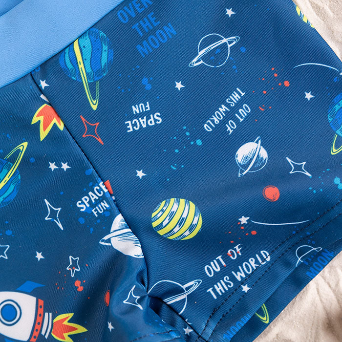 Boys Swim Boxers Space