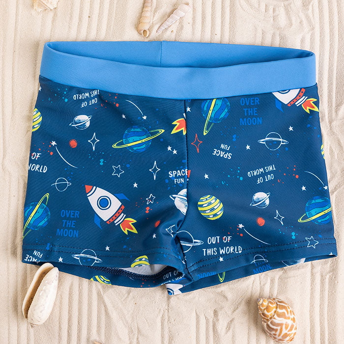 Boys Swim Boxers Space