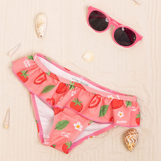 Girls Swimsuit Bottoms Strawberries