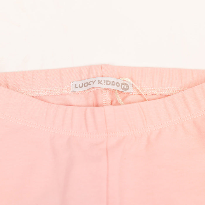 Girls Short Leggings Peach