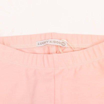 Girls Short Leggings Peach