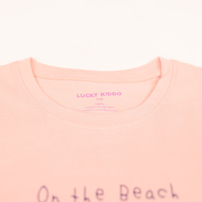 Girls T-shirt Beach