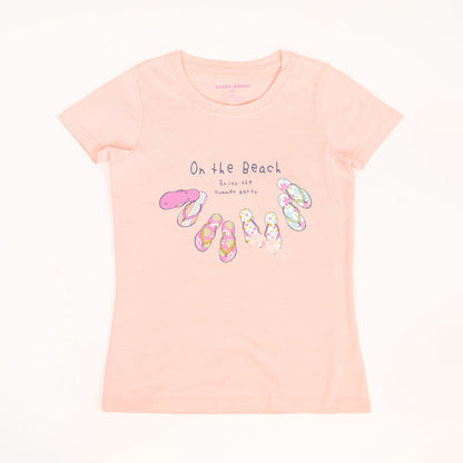 Girls T-shirt Beach