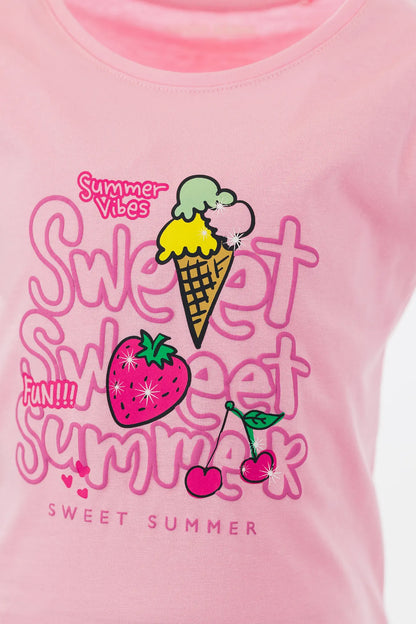 Girls T-shirt Sweet Summer