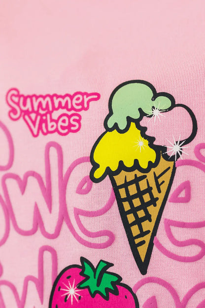 Girls T-shirt Sweet Summer