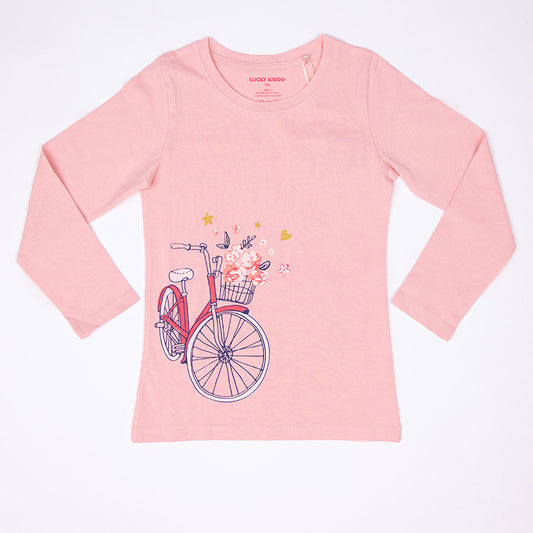 Girls Shirt Nice Bike