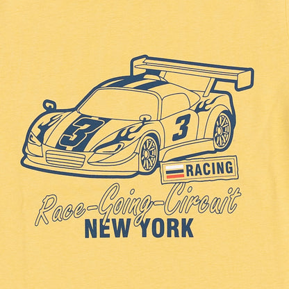 Boys Shirt Racing Yellow