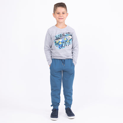 Boys Joggers Denim Blue