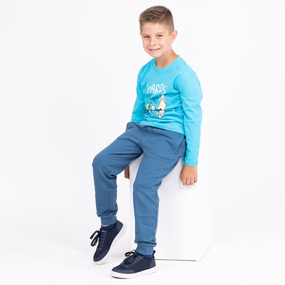 Boys Joggers Denim Blue